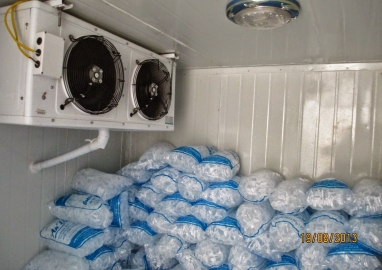 Cold storage for ice cubes in An Giang