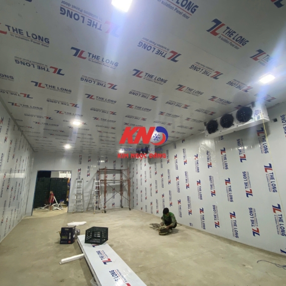 Thanh lý kho lạnh cũ 50 khối  dùng panel PU cao cấp