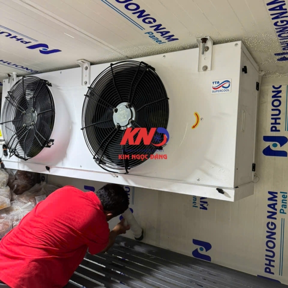 Thanh lý kho mát D4.5 x R2.5 x C2 (22.5m³) | Nhiệt độ -5°C đến +10°C  – Sẵn kho Sài Gòn